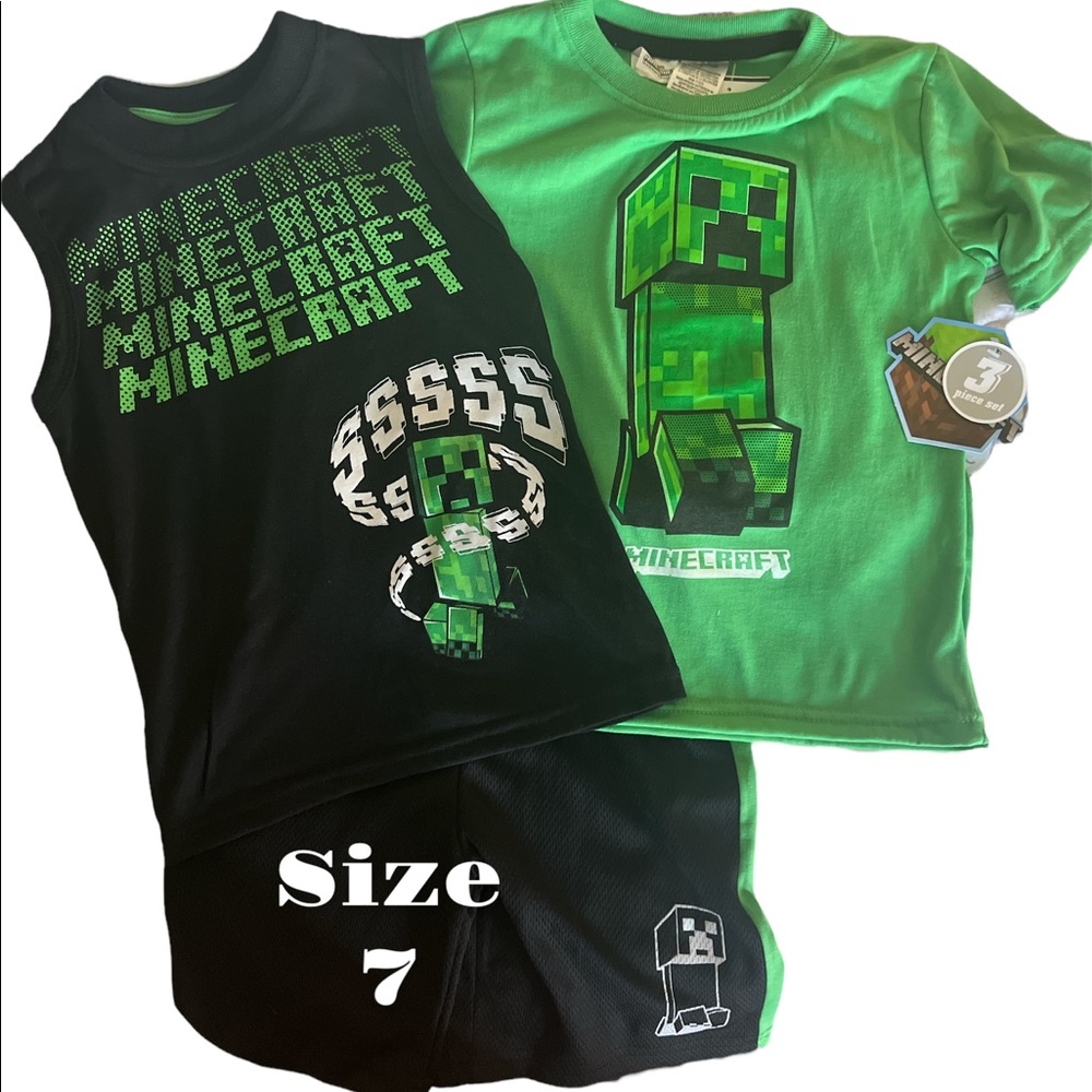 Boys 3 Piece Minecraft Set